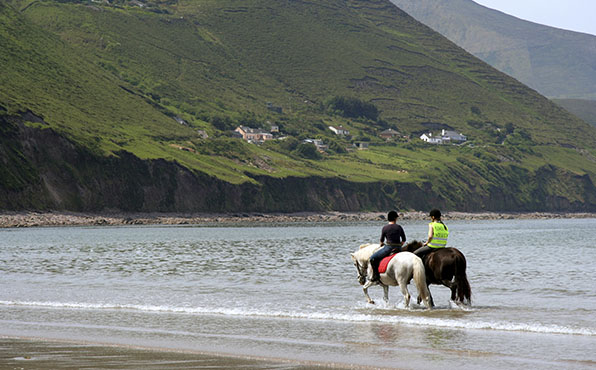 Équitation dans une famille irlandaise