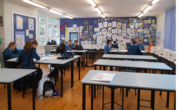 En classe avec les Néo-Zélandais